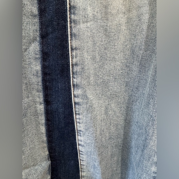 Annie Blue and Dark Blue Flare Jeans - Picture 4 of 4